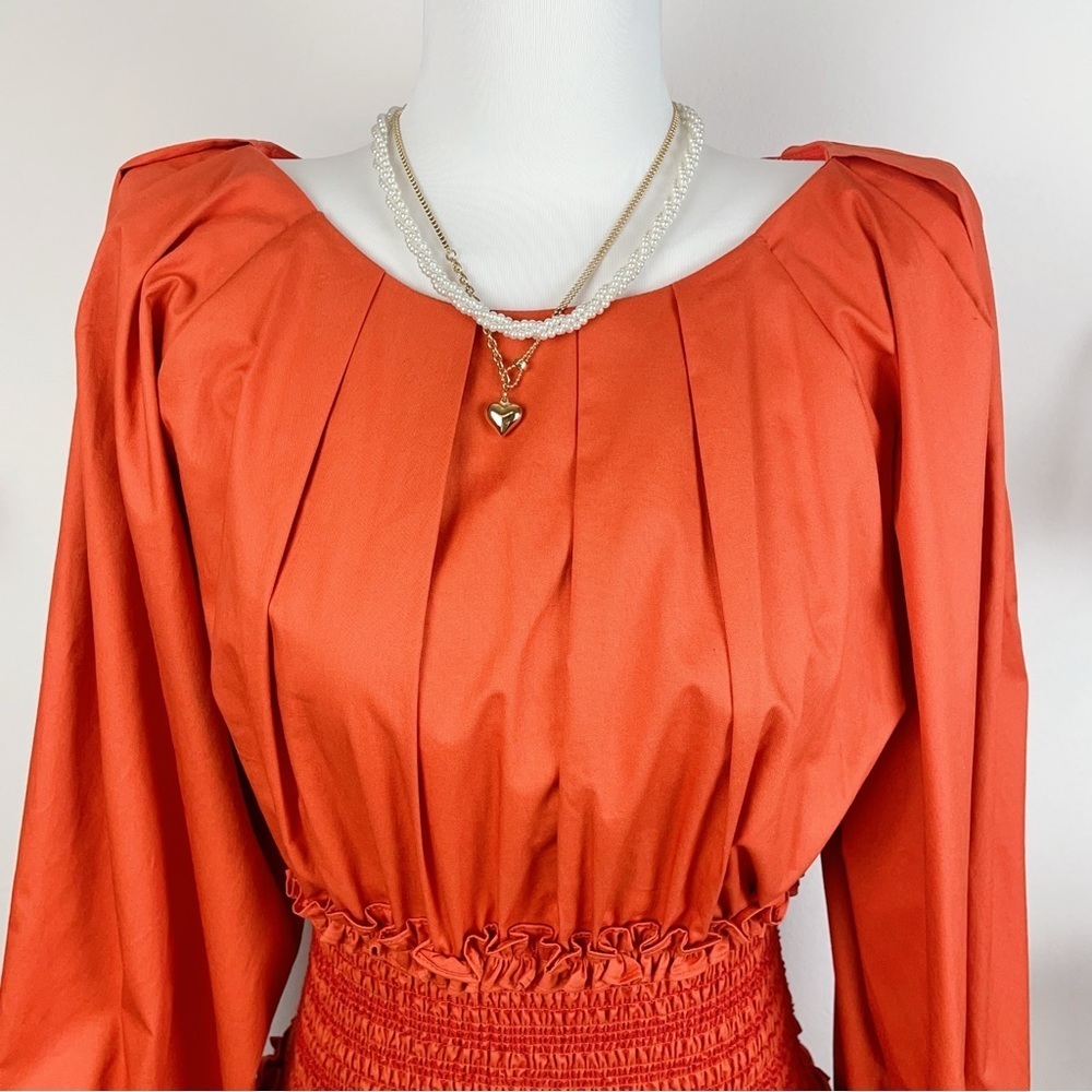 En Saison Esme Midi Dress in Sienna - Picture 5 of 11